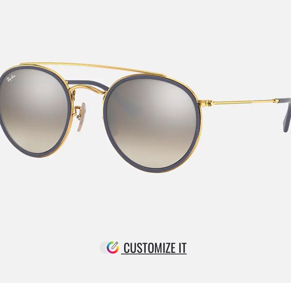 Ray-ban round double bridge sunglasses